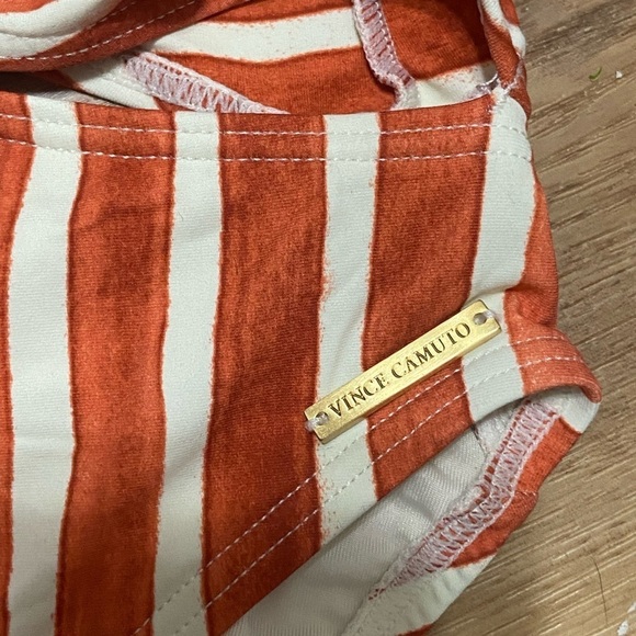 Vince Camuto EUC PAPAYA One Shoulder Wrap One-Piece Swimsuit size 12 - Picture 8 of 8